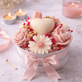Coffret bougies naturelles décoratives avec ruban livraison Alger - Wardati