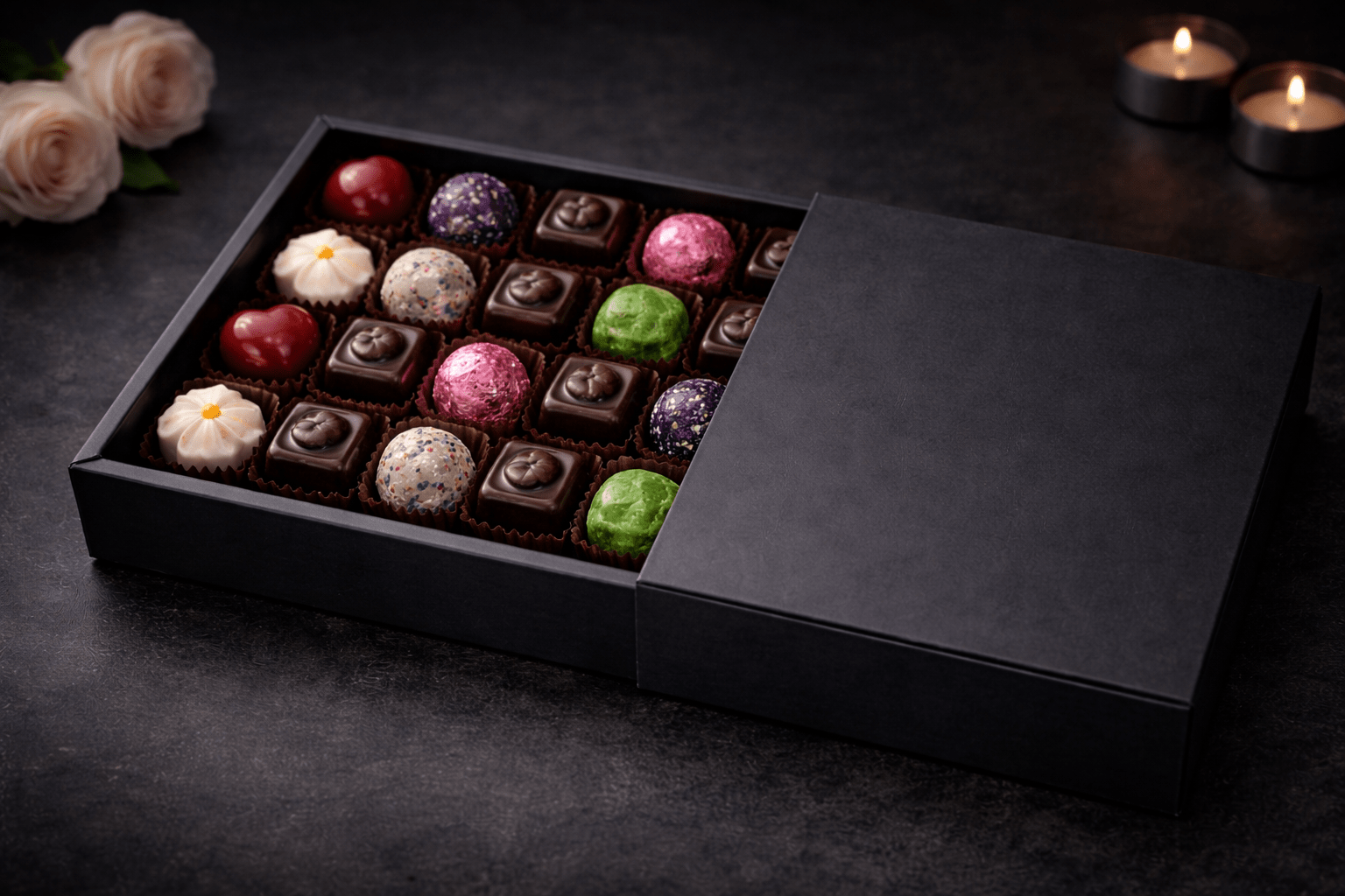 Coffret de chocolats artisanaux Signature livraison Alger - Wardati