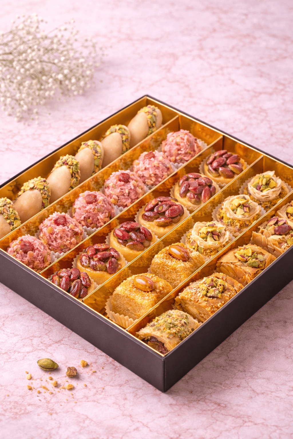 Coffret de pâtisseries orientales Délices livraison Alger - Wardati